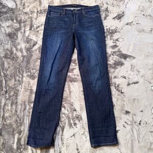 Banana Republic Premium Denim Women's Dark Wash Jeans - Girlfriend Size 30 LONG